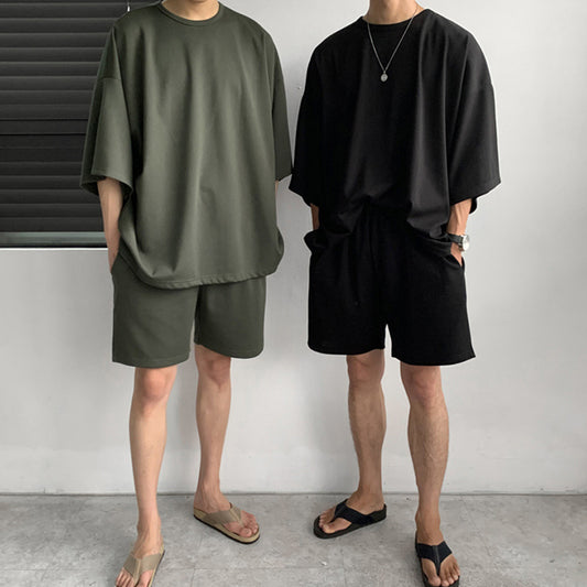 Oversized Travel Tee & Shorts Set