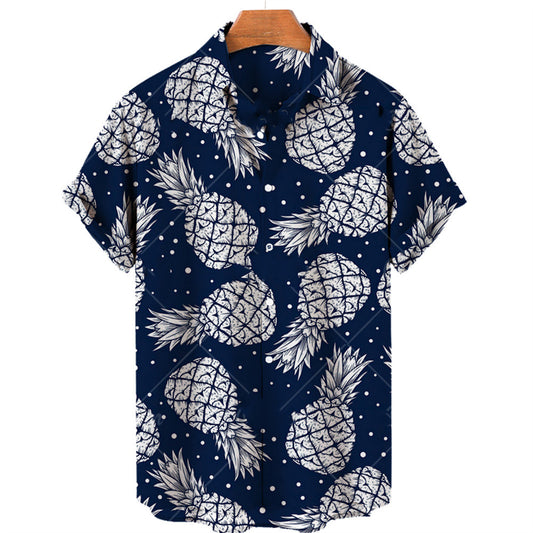 Fruit Print Hawaiian