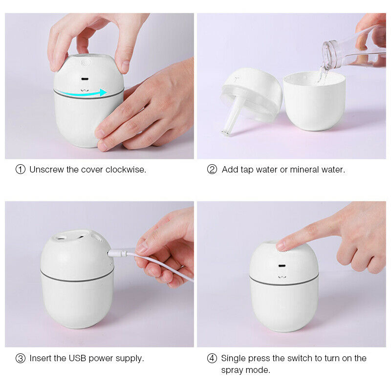 Mini Ultrasonic USB Essential Oil Diffuser