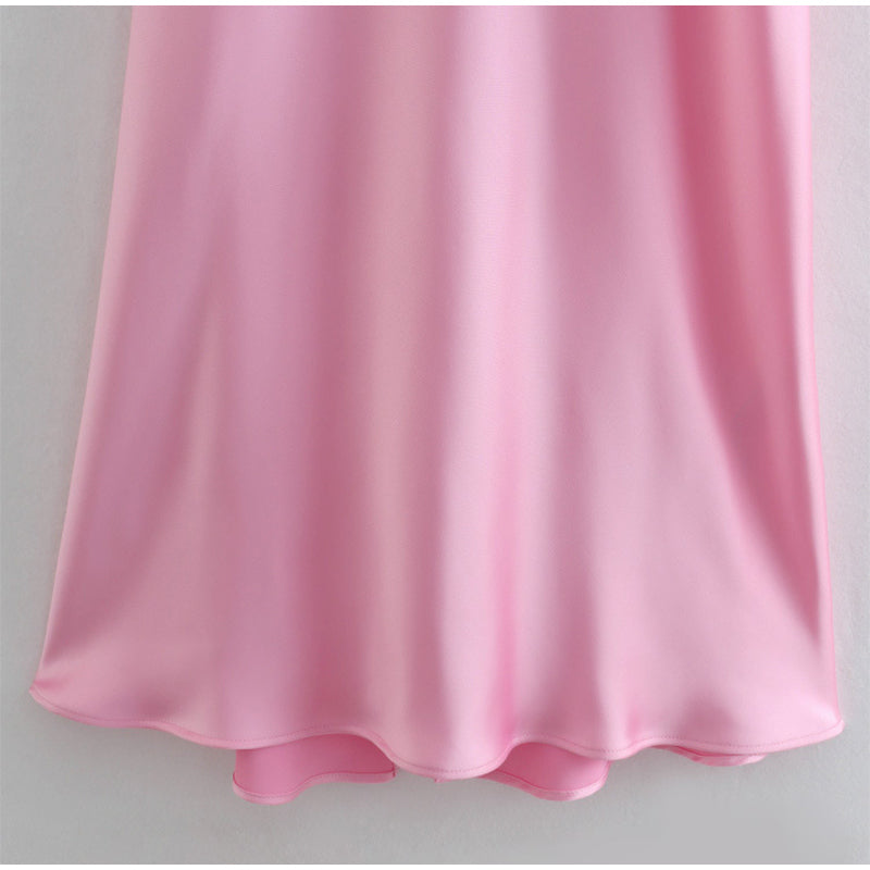 Satin Camis Slip Dress