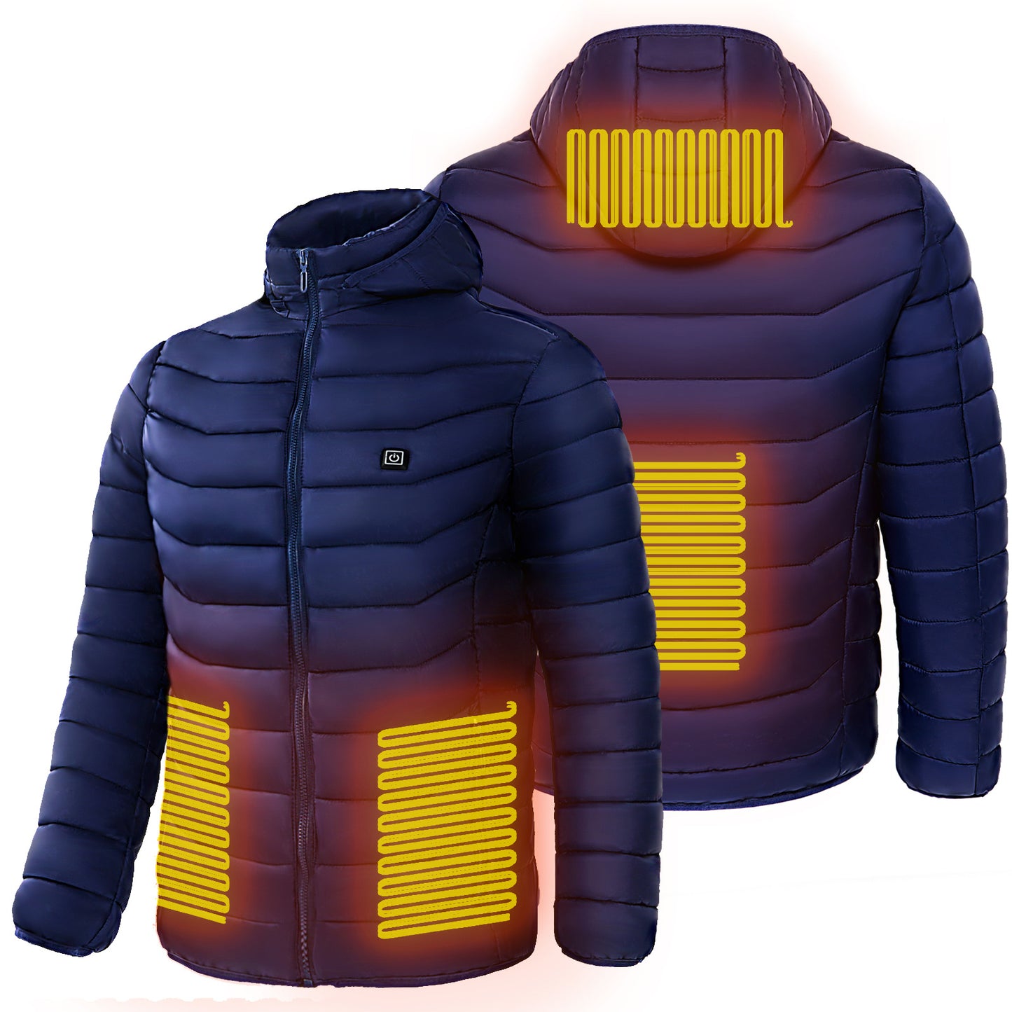 9 Heat Zones Heated Puffer Jacket