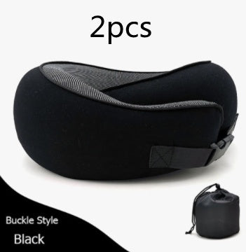 Travel Neck Pillow Non-Deformed Airplane Pillow Travel Neck Cushion Durable U-Shaped Travel Memory Cotton Nap Neck Pillow