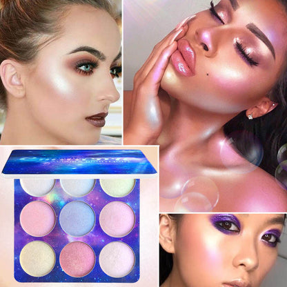 9 Color High Gloss Eye Shadow Disc