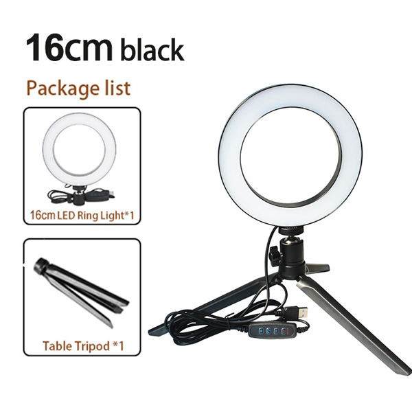 Apple Compatible Tripod Ring Light