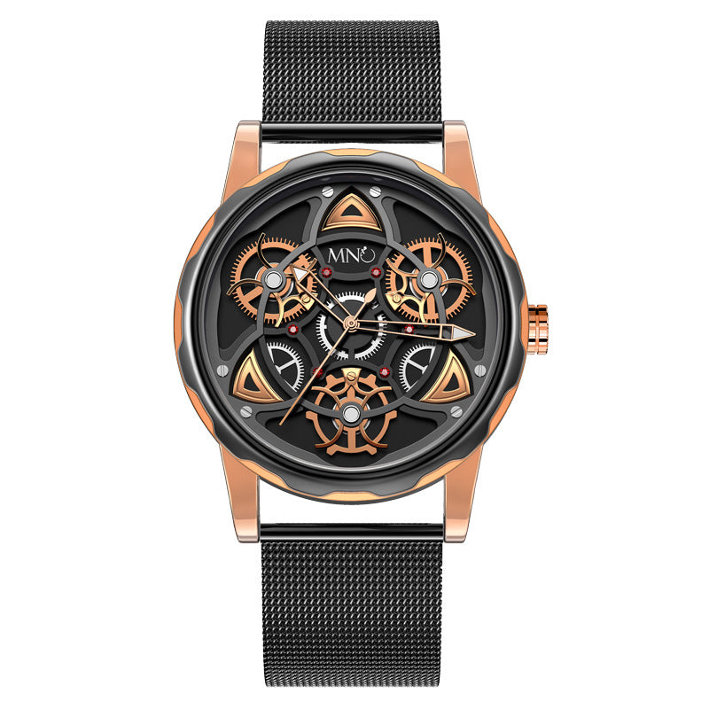 Black Gold Gyro Watch