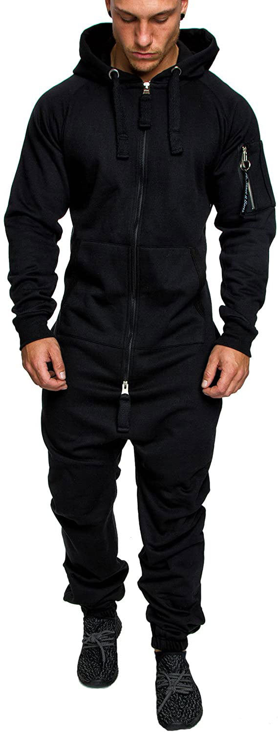 Hooded Fleece Jumpsuit