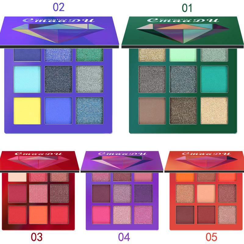 9-color Eyeshadow Plate