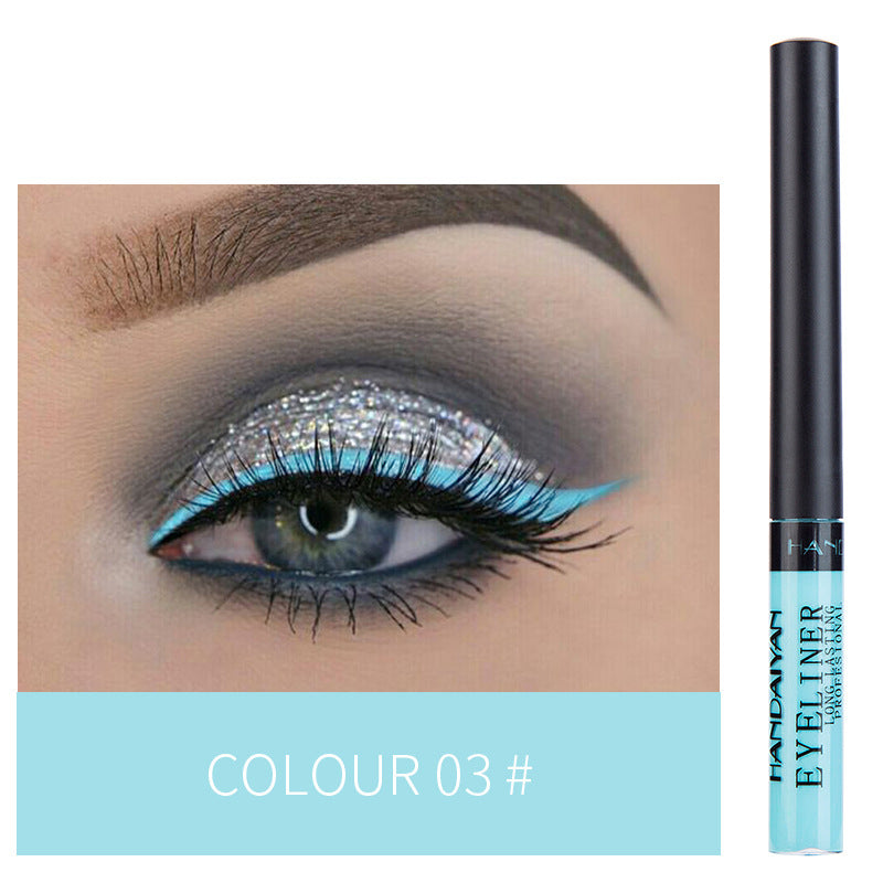 12-color Matte Color Liquid Eyeliner