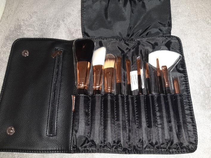 10pcs fiber makeup brush set