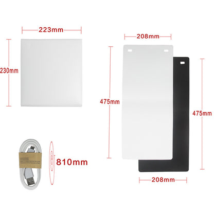 20cm foldable LED light box