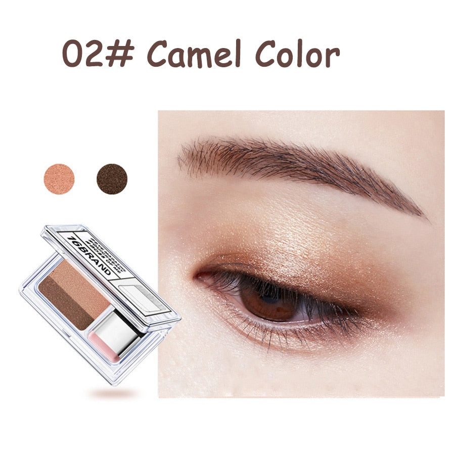 Double Color Eye Shadow Makeup Palette Glitter Palette Eyeshadow Pallete Waterproof Glitter Eyeshadow Shimmer Cosmetics