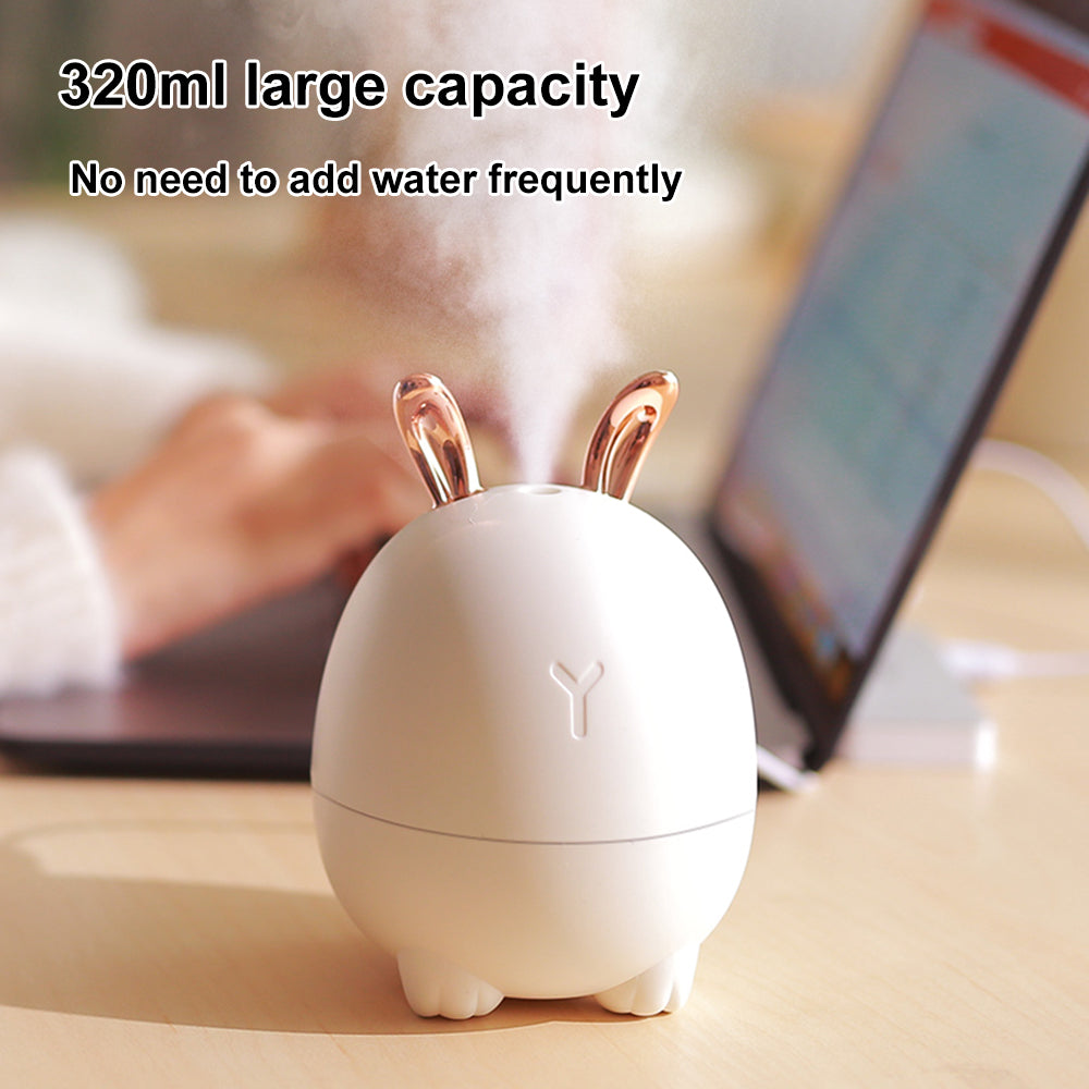 Pink White USB Humidifier Deer Rabbit Humidifier