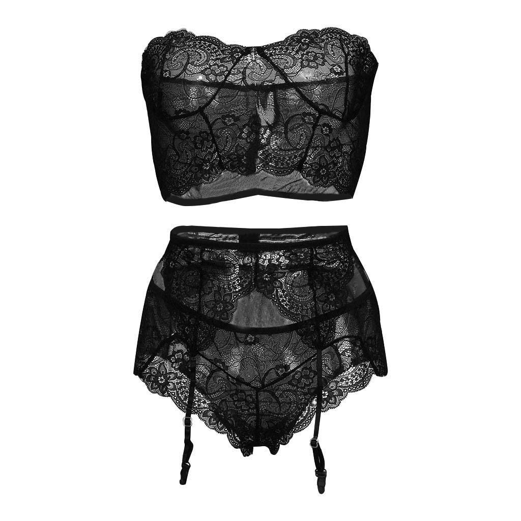 Black Mesh Lingerie