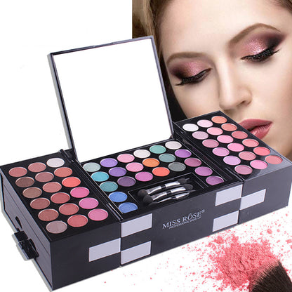 MISS ROSE 144 color 3 color 3 Color Eyeshadow blush eyebrow makeup makeup makeup kit