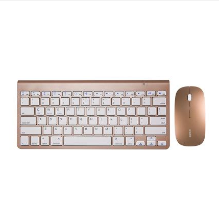 Usb Slim Mouse Mini Wireless Keyboard