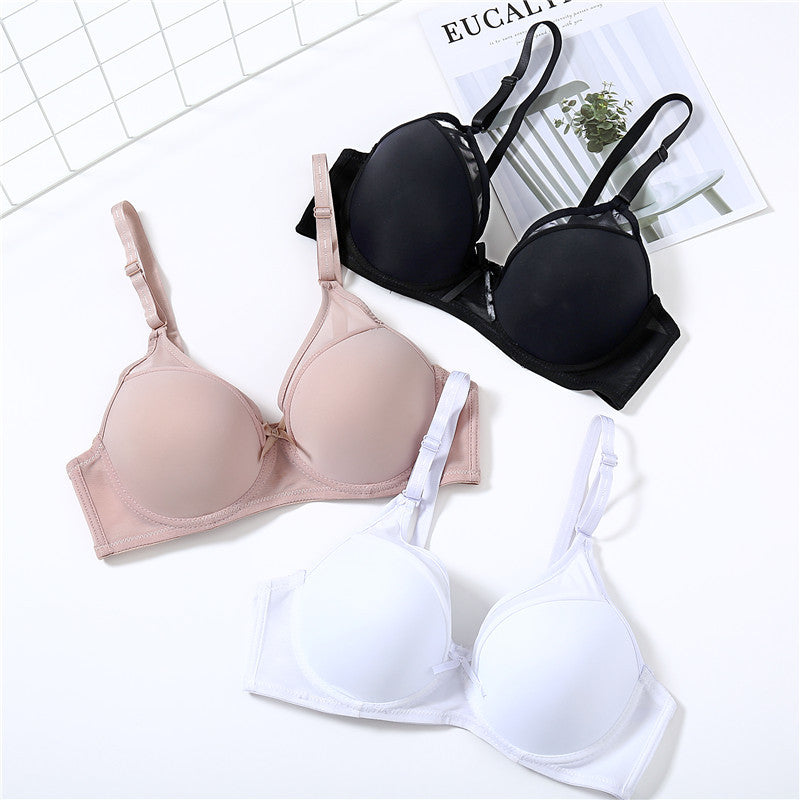 Cotton Lining Thin Strap Underwire Bra