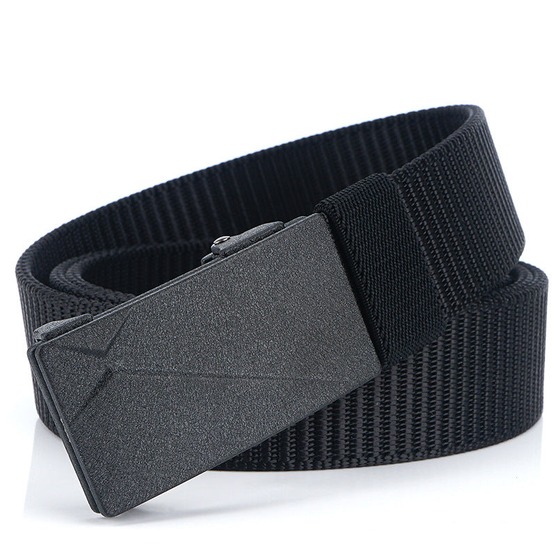 Toothless non-porous men's nylon belt