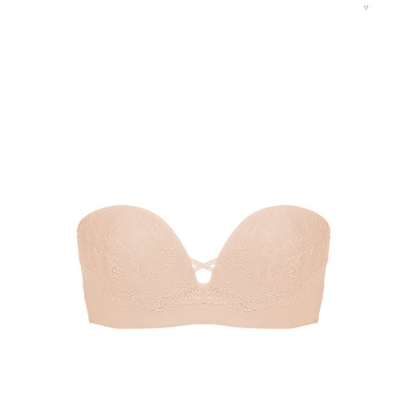 Strapless non-slip invisible bra