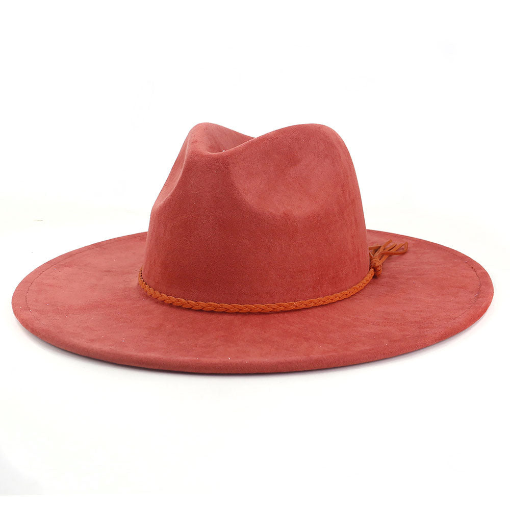 Broad-brimmed Hat Flat Edge Gentlemen's Hat