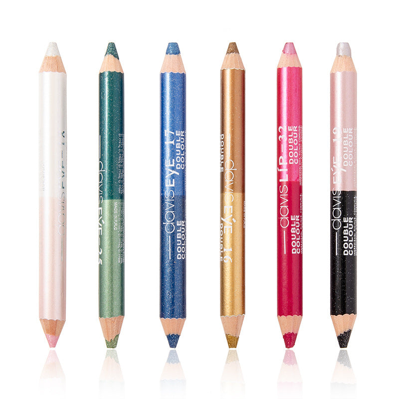 Makeup two-tone eye shadow pen