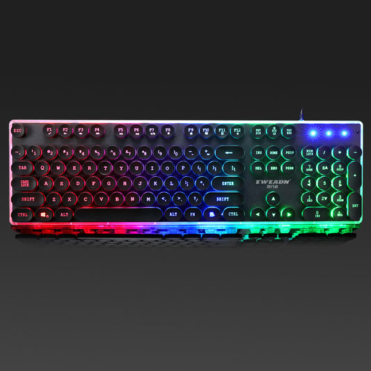 Backlit RGB Wired Gaming Keyboard