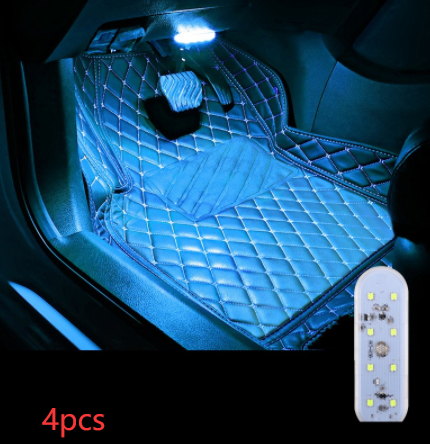 Touch-sensitive Usb Charging Atmosphere Lamp In Car