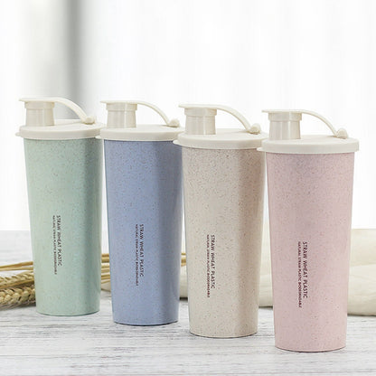 450ml Nordic Wheat Straw Water Bottle Cup