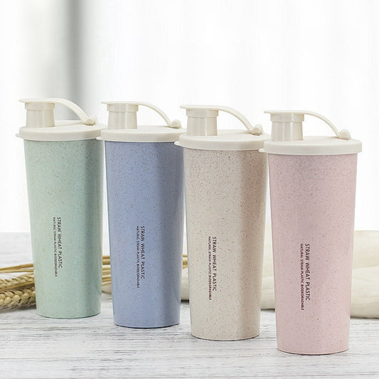 450ml Nordic Wheat Straw Water Bottle Cup