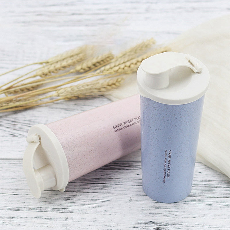 450ml Nordic Wheat Straw Water Bottle Cup