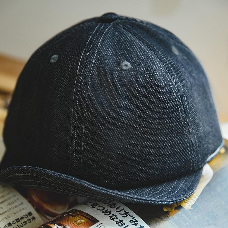 Retro Street Denim Short Brim Hat