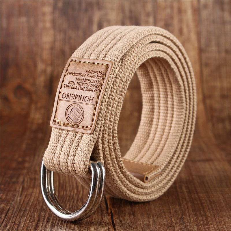 Canvas belt