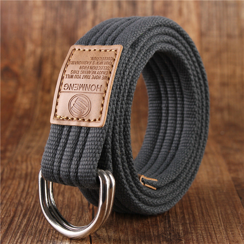 Canvas belt