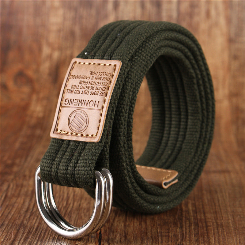 Canvas belt