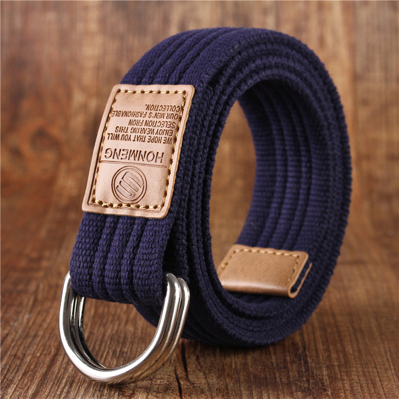 Canvas belt