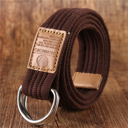 Canvas belt