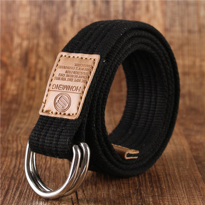 Canvas belt