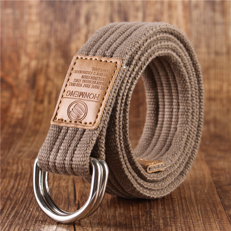 Canvas belt