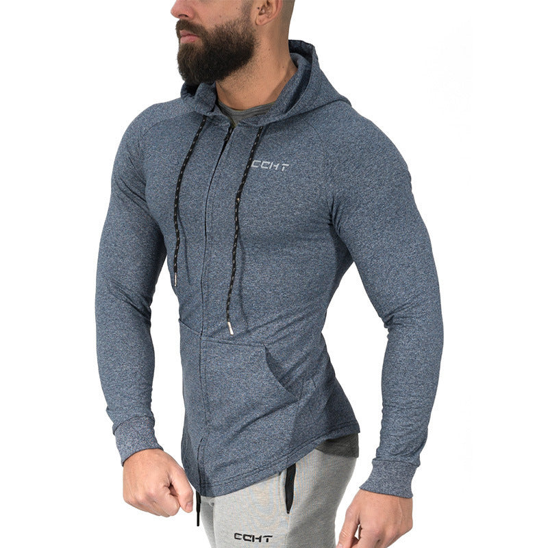 Muscle Men's Brothers Fitness Casual Long Sleeve