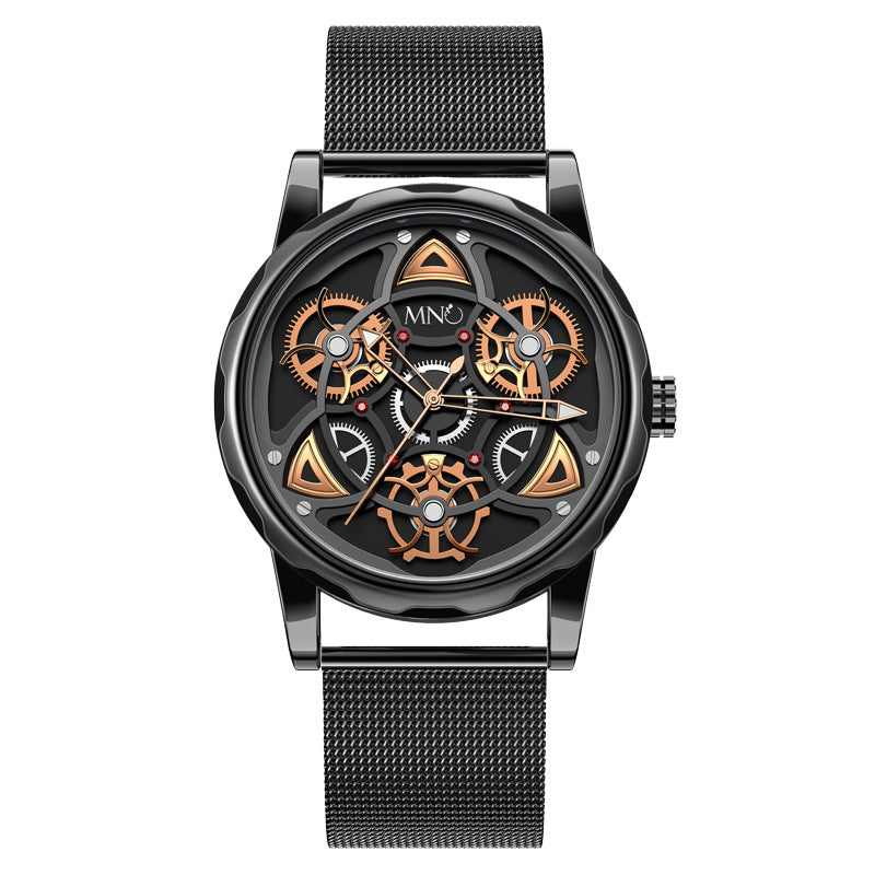 Black Gold Gyro Watch