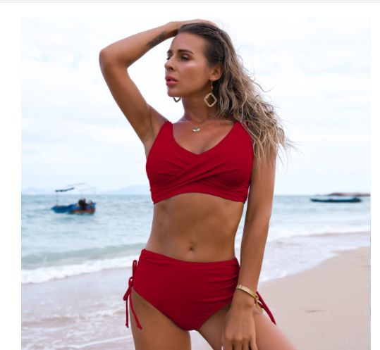 Twist Bikini High Waist Swimsuit