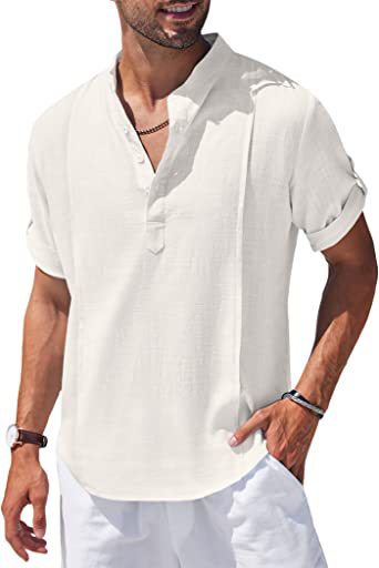 Linen Henley