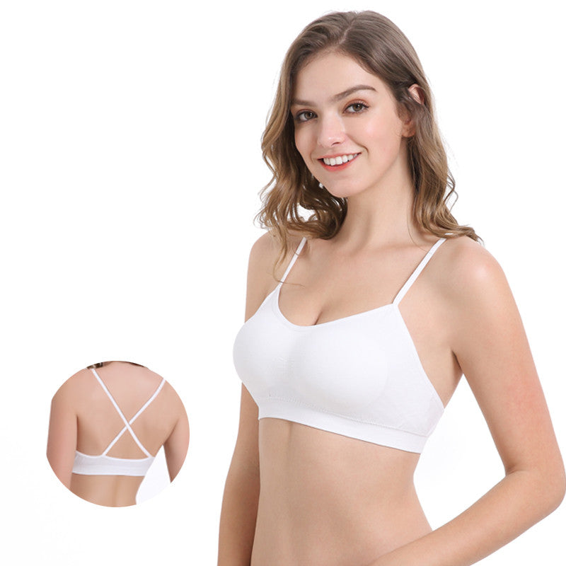 5 sets Basic White Bra