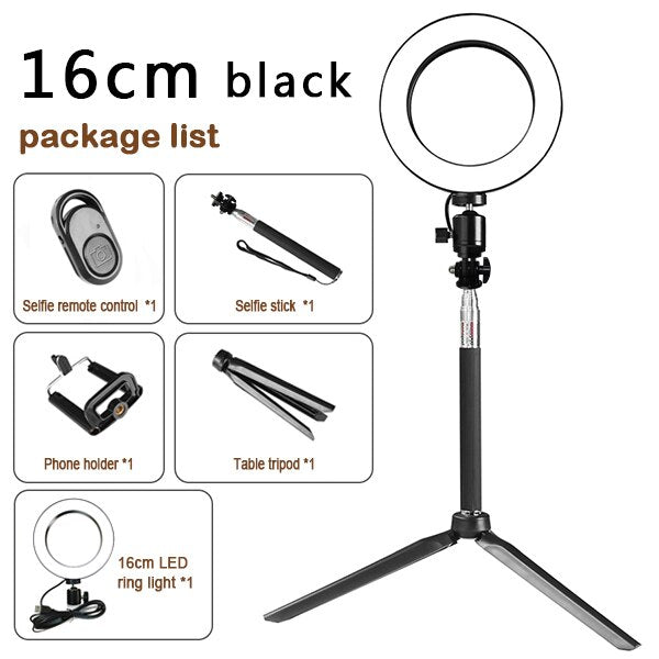 Apple Compatible Tripod Ring Light