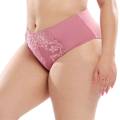 Floral Lace Embroidery Front Ladies Underwear Bottoms