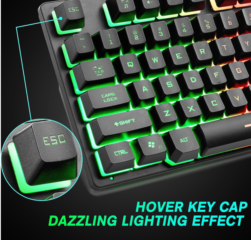 Backlit RGB Wired Mechanical Keyboard