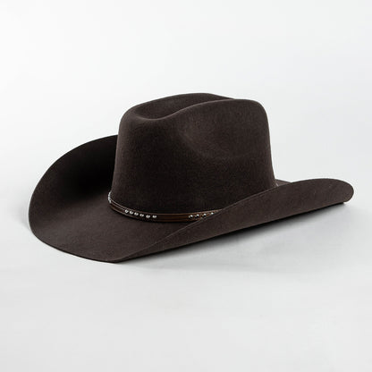 Rivet Belt Decoration Denim Cowboy Hat