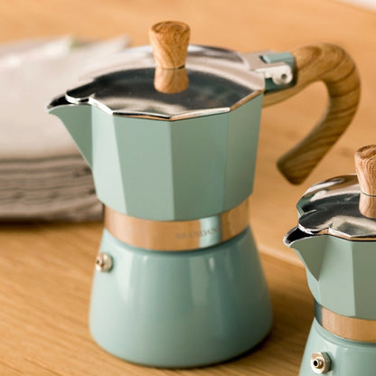 Aluminium Moka-Pot Coffee