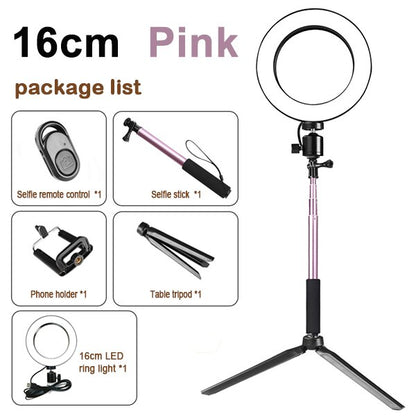 Apple Compatible Tripod Ring Light