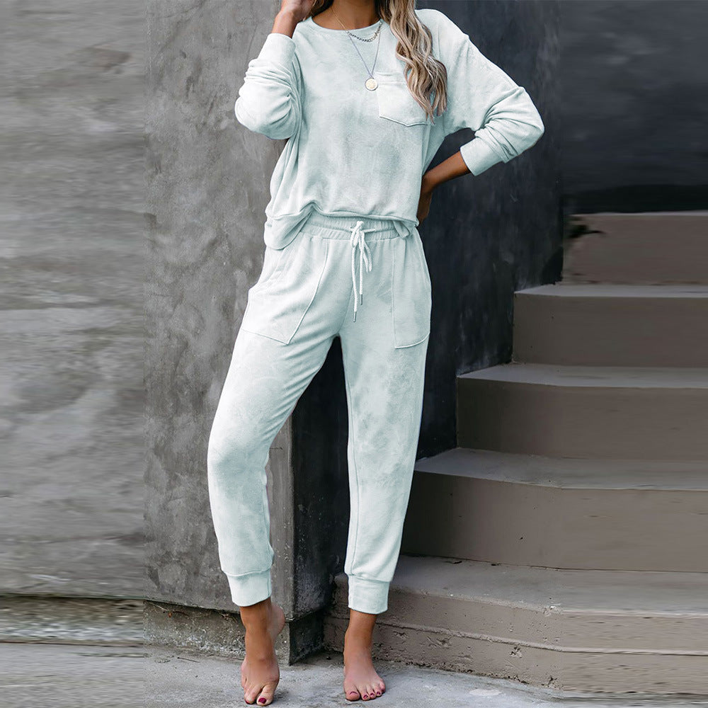 Long sleeve trousers pajama set