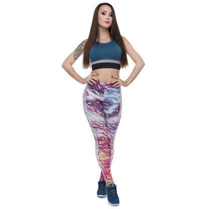 Graphic Weather Print Leggings